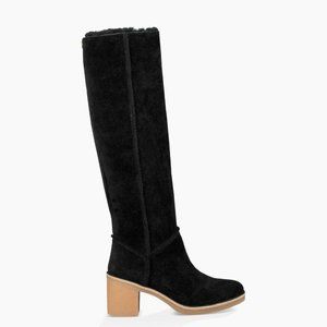 UGG Kasen Tall Black Suede Boots (NWT)